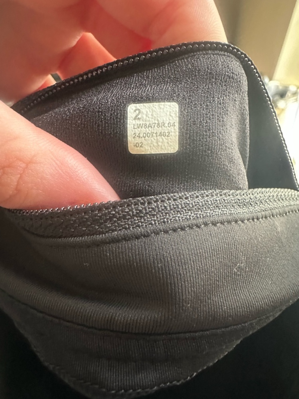 NWT Lululemon Black Pace Rival Skirt Size 2 - Picture 5 of 5
